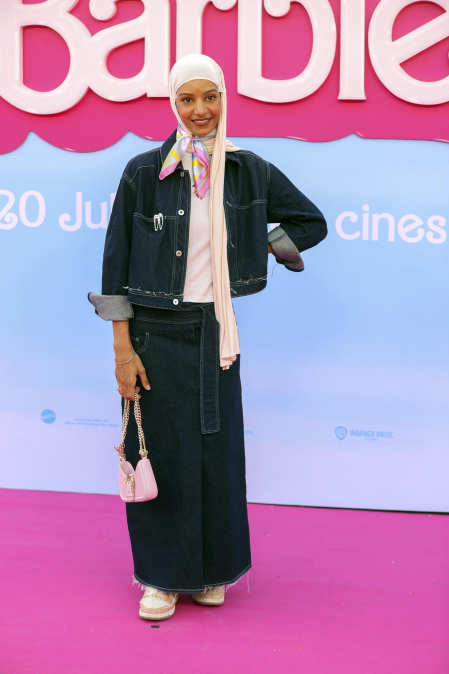 Fotos del estreno de la película 'Barbie' en Madrid.