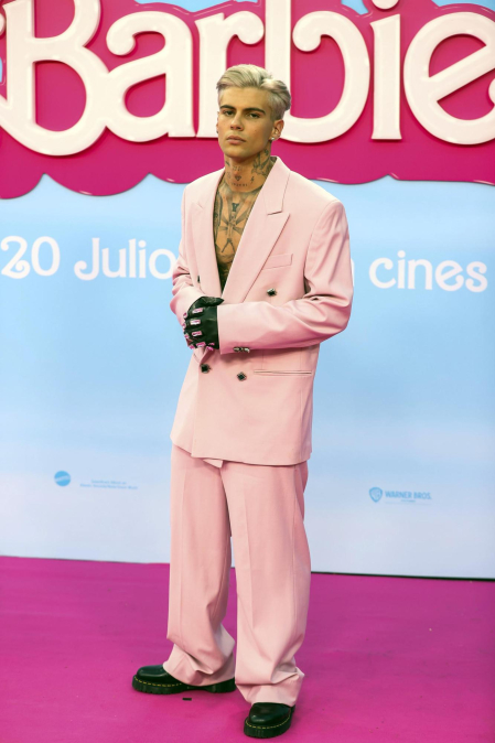 Fotos del estreno de la película 'Barbie' en Madrid.
