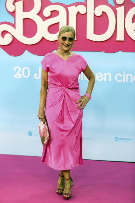 Fotos del estreno de la película 'Barbie' en Madrid.