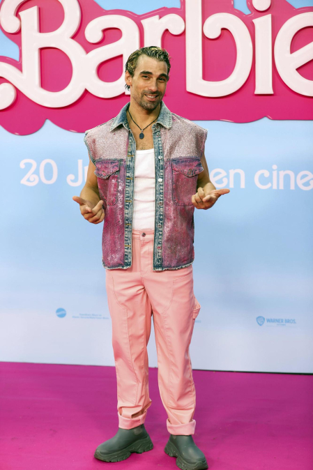 Fotos del estreno de la película 'Barbie' en Madrid.