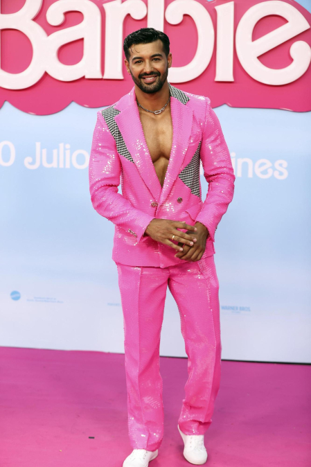 Fotos del estreno de la película 'Barbie' en Madrid.