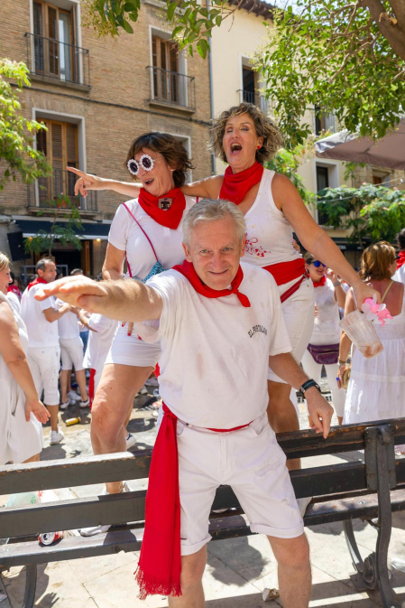 Fotos de las fiestas del cohete de Tudela./ Blanca Aldanondo