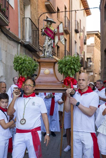 Procesión de Santiago en Tudela.