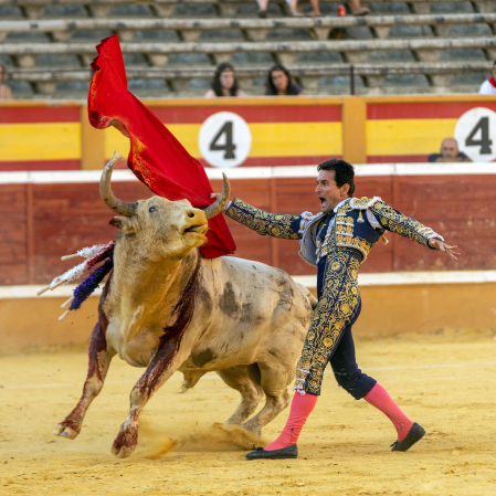 Segunda corrida de la Feria de Santa Ana 2023 en Tudela.