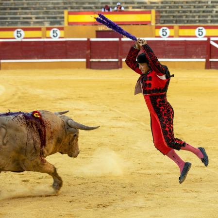 Segunda corrida de la Feria de Santa Ana 2023 en Tudela.