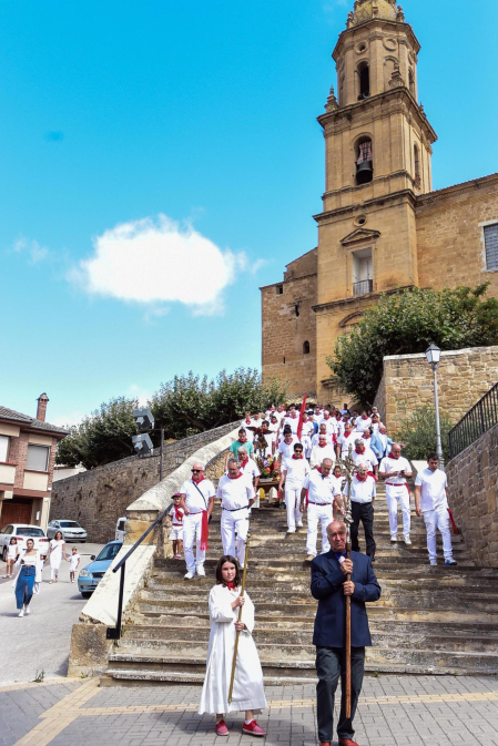Fotos del día del patrón de fiestas de Larraga.