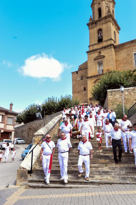 Fotos del día del patrón de fiestas de Larraga.