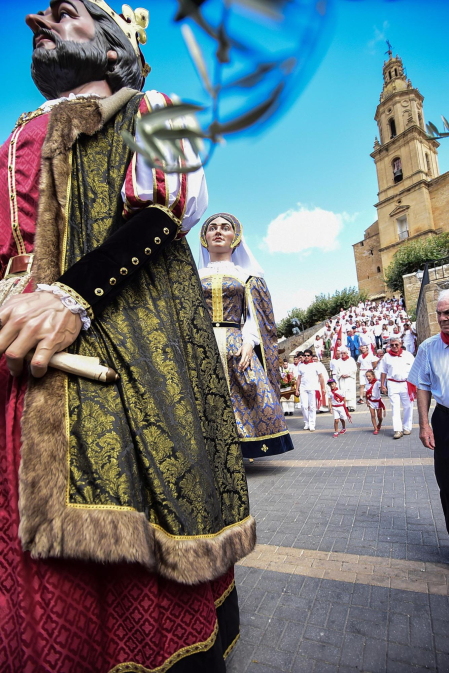 Fotos del día del patrón de fiestas de Larraga.