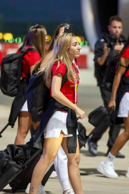 Fotos de la celebración del título de campeonas del mundo de la selección española de fútbol