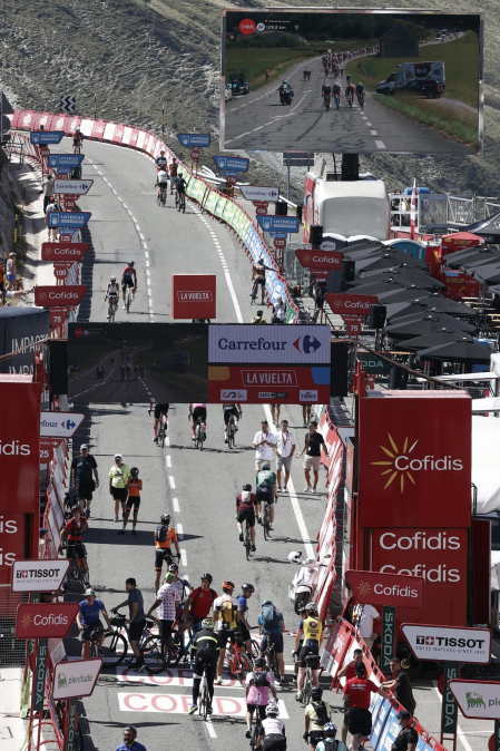 Fotos de Belagua, final de la 14ª etapa de la Vuelta Ciclista a España.
