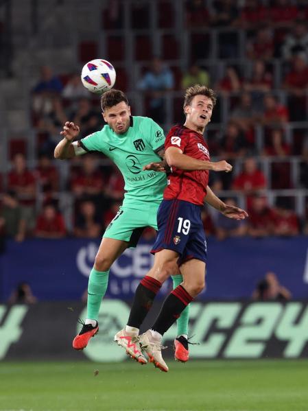 Fotos del Osasuna 0-2 Atlético de la jornada 7 de LaLiga./