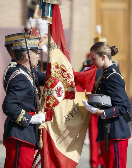 Jura de bandera de la princesa Leonor.