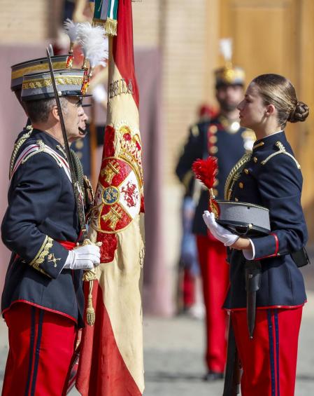 Jura de bandera de la princesa Leonor.