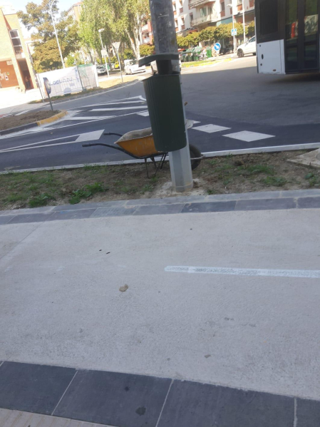 Imagen de la calle Esquiroz con calle Iturrama.