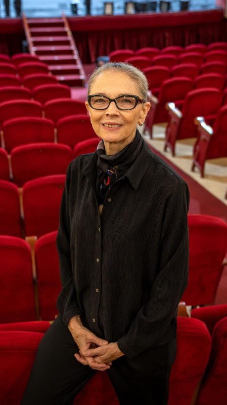 Janet Eilber, directora artística de Martha Graham Dance Company desde 2005, en el Teatro Gayarre