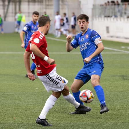Encuentro de primera ronda de la Copa del Rey 2023/2024 entre C.D. Valle de Egüés y Teruel en el Municipal del Valle de Aranguren