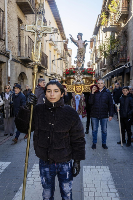 Fotos del día de San Sebastián en Sangüesa