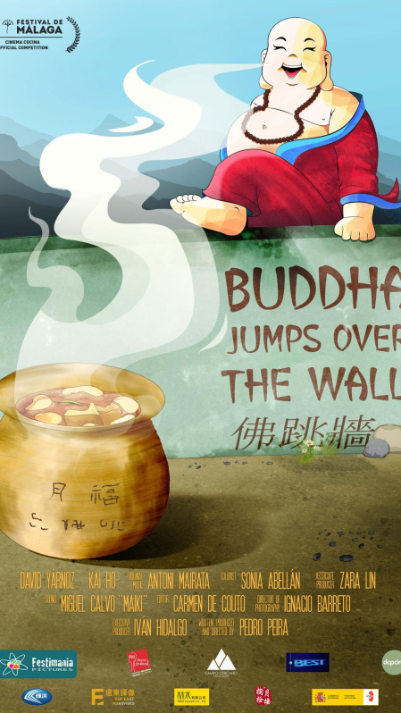 Cartel del documental ‘Buddha jumps over the Wall (Buda salta el muro)’ protagonizado por el chef David Yárnoz