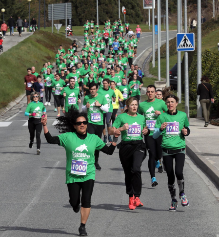 VIII Carrera de los Valientes contra el Cáncer en Pamplona. |