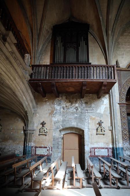 Así luce la iglesia de San Salvador de Sangüesa tras 23 años cerrada por daños estructirales./
