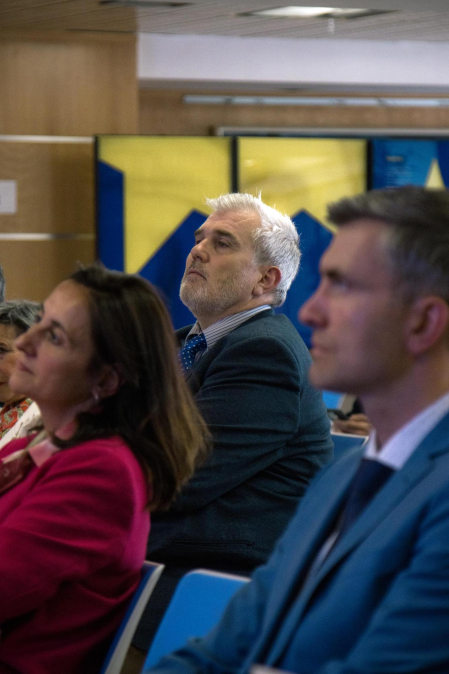 Foto de la presentación de los VI Cursos Europeos de Verano organizados por Fundación Diario de Navarra y Equipo Europa./