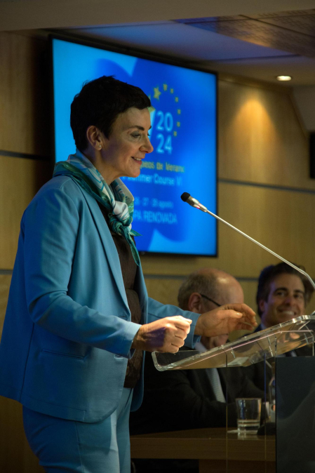 Foto de la presentación de los VI Cursos Europeos de Verano organizados por Fundación Diario de Navarra y Equipo Europa./