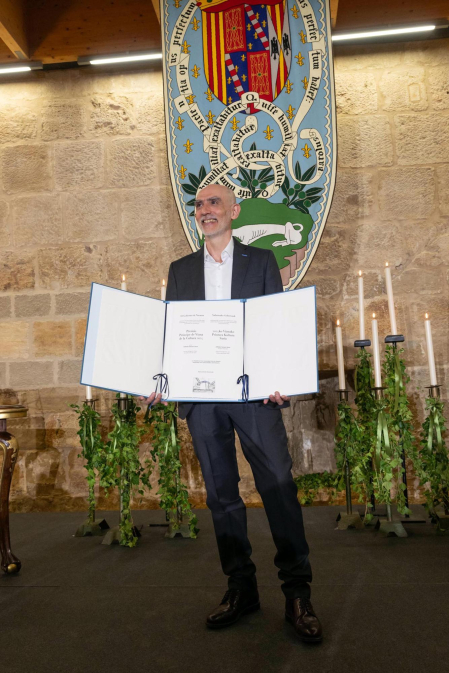 Gala de entrega del Premio Príncipe de Viana de la Cultura 2024 a Alfredo Sanzol