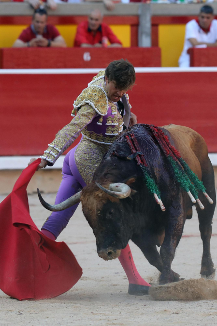 Fotos de la corrida de toros de Cebada Gago en la Feria de San Fermín 2024./