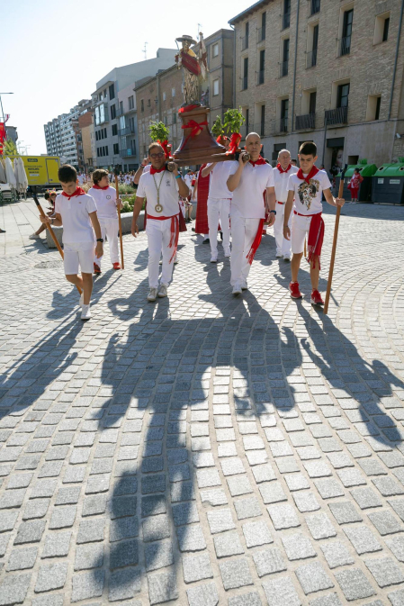 Fotos de la procesión de Santiago en Tudela.