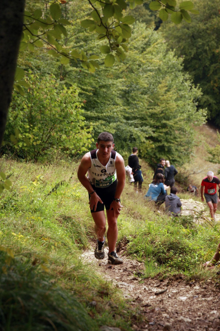 Fotos de los participantes en el XV Kilómetro Vertical Uharte-Beriain.
