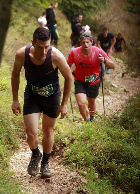 Fotos de los participantes en el XV Kilómetro Vertical Uharte-Beriain.