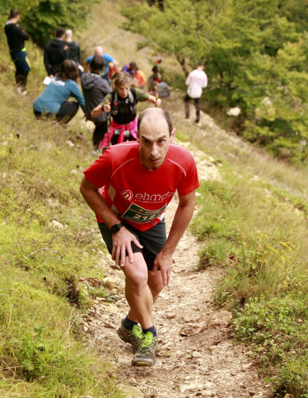 Fotos de los participantes en el XV Kilómetro Vertical Uharte-Beriain.