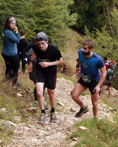 Fotos de los participantes en el XV Kilómetro Vertical Uharte-Beriain.