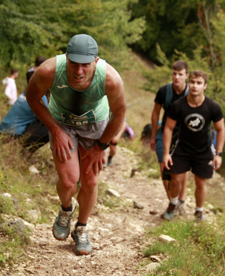 Fotos de los participantes en el XV Kilómetro Vertical Uharte-Beriain.