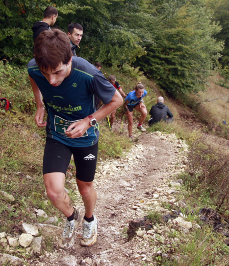 Fotos de los participantes en el XV Kilómetro Vertical Uharte-Beriain.