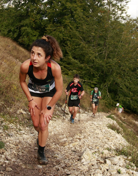 Fotos de los participantes en el XV Kilómetro Vertical Uharte-Beriain.