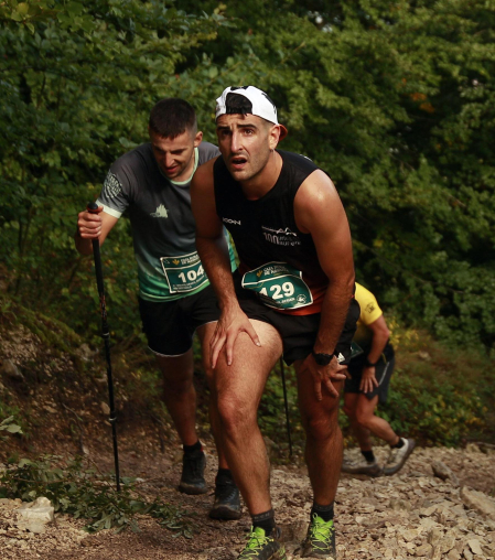 Fotos de los participantes en el XV Kilómetro Vertical Uharte-Beriain.