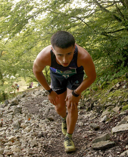 Fotos de los participantes en el XV Kilómetro Vertical Uharte-Beriain.