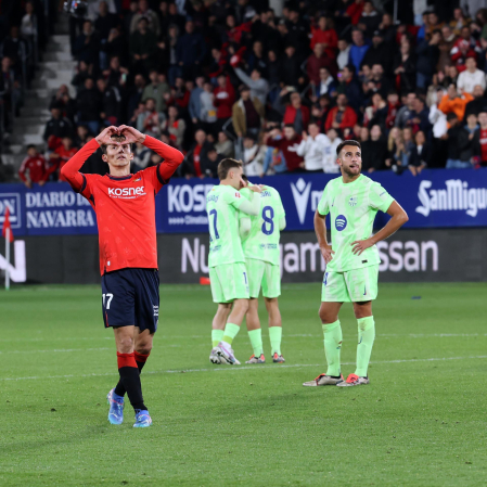 Fotos del Osasuna 4-2 Barcelona de la jornada 8./