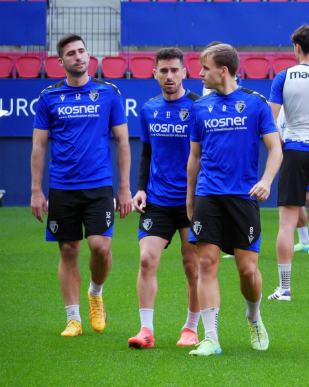 Fotos del entrenamiento de Osasuna este viernes, 1 de noviembre