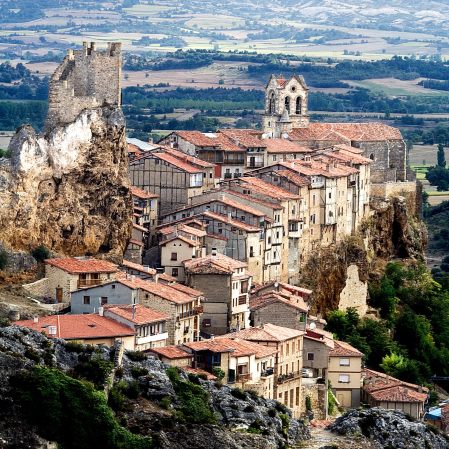 Panorámica de Frías, en Burgos