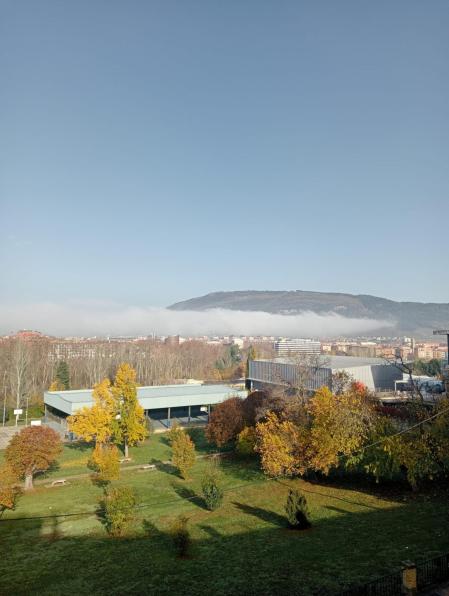 Franja de niebla.