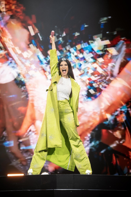 Foto del concierto de Laura Pausini en Málaga./