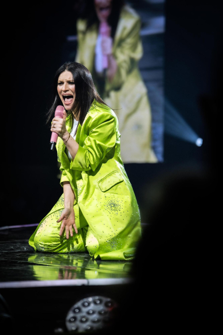 Foto del concierto de Laura Pausini en Málaga./