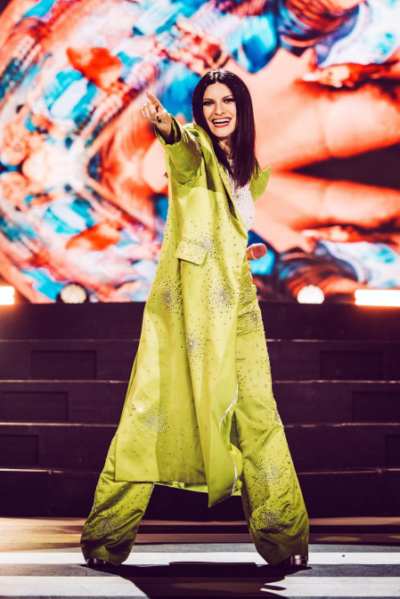 Foto del concierto de Laura Pausini en Málaga./