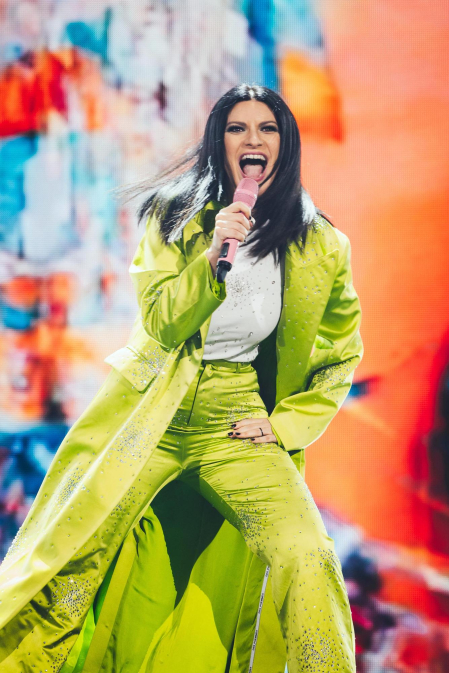Foto del concierto de Laura Pausini en Málaga./