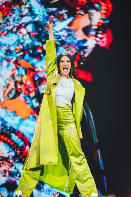 Foto del concierto de Laura Pausini en Málaga./