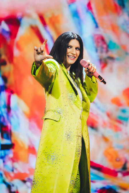 Foto del concierto de Laura Pausini en Málaga./