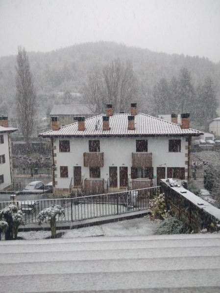Nieve en Esparza de Salazar