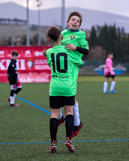 Fotos de la primera jornada del Torneo Interescolar de Osasuna 2024-25./